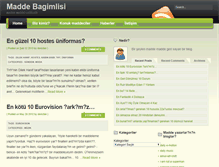 Tablet Screenshot of maddebagimlisi.com